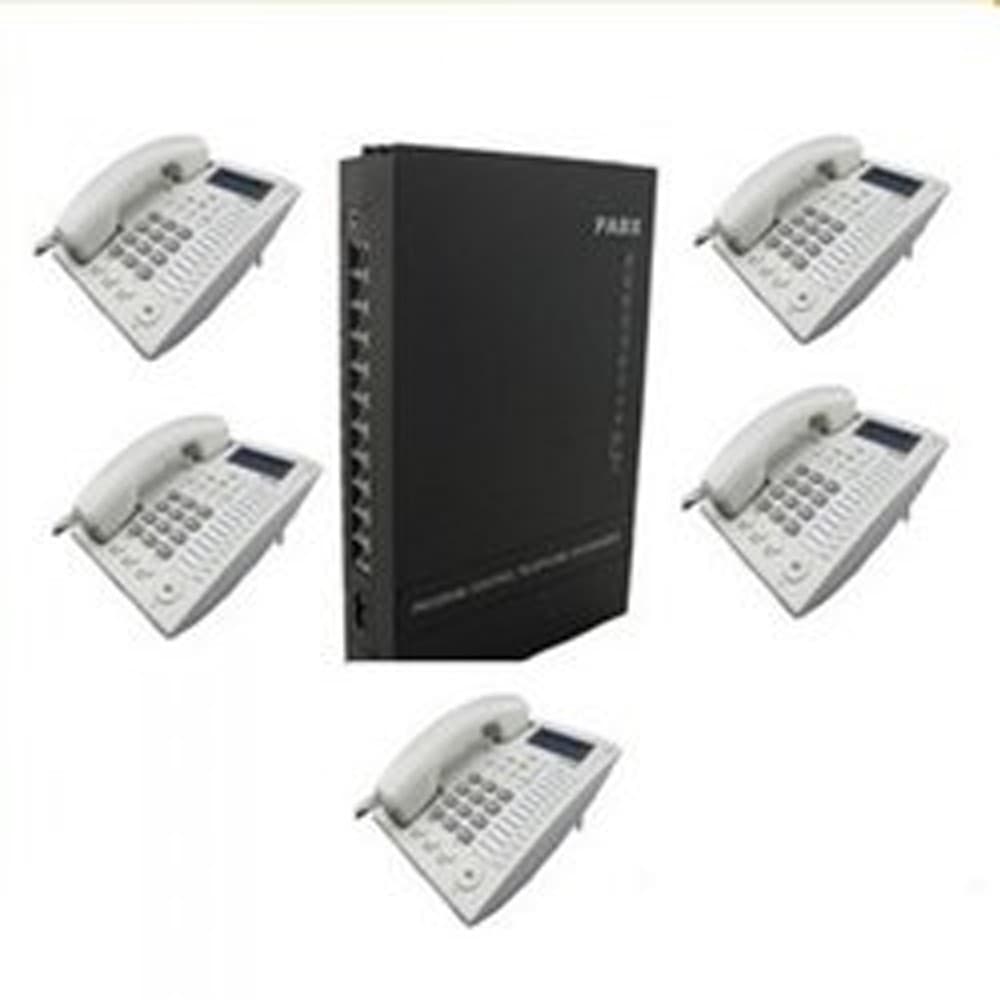 OEM 8Ext Intercom + 5 Telephone: Sistem Interkom Skala Menengah
