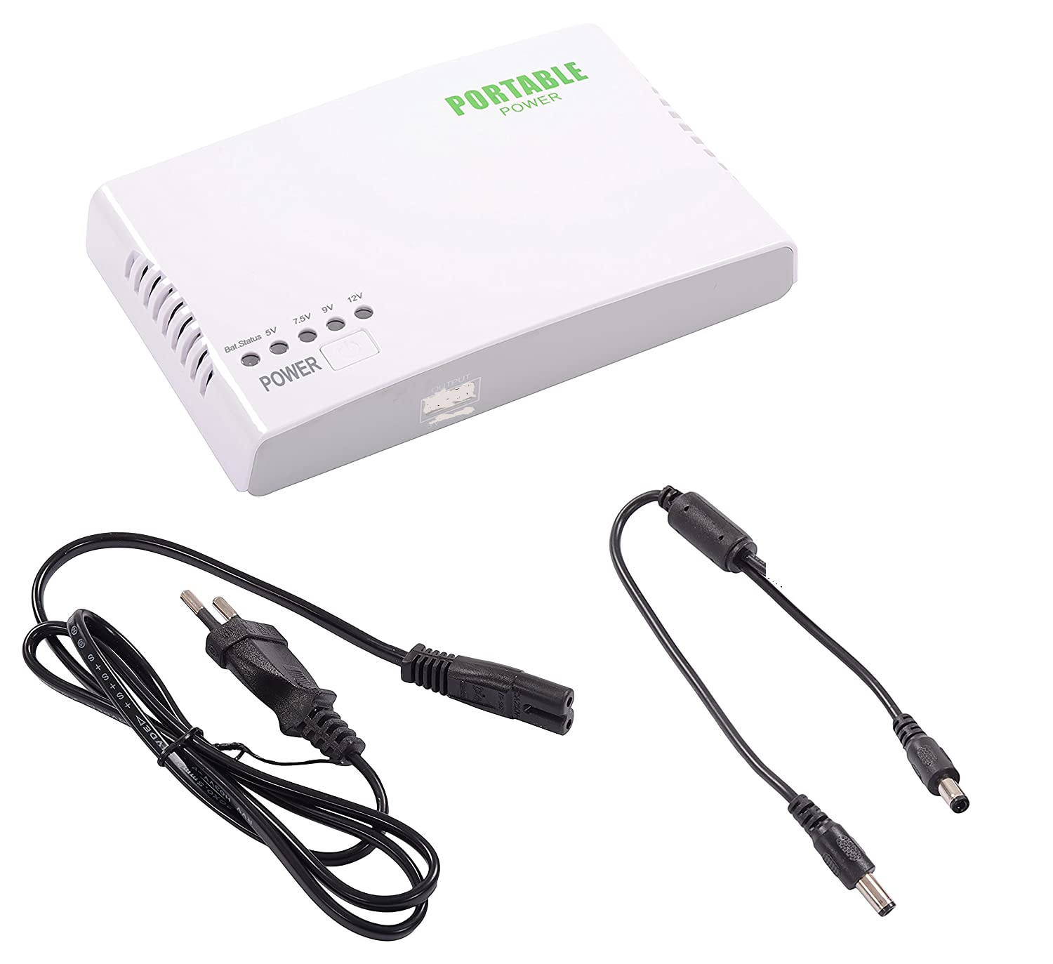 Portable Backup Batter- Mini UPS for WiFi Router White 8800mAh 12V
