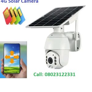 4G Solar Camera with PTZ  with Battery Backup